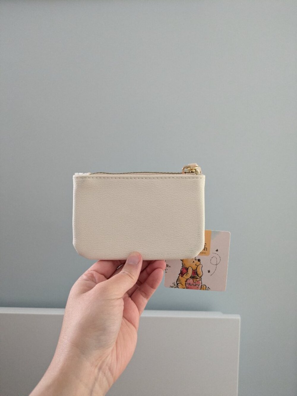 Winnie the Pooh Quilted Coin Pouch Classic Illustration - Picture 2 of 3
